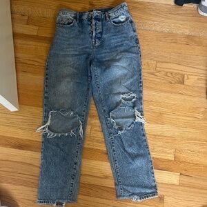 Pacsun High Rise Straight Jeans Size 25